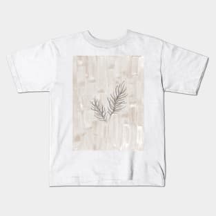 Neutral spruce branch Kids T-Shirt